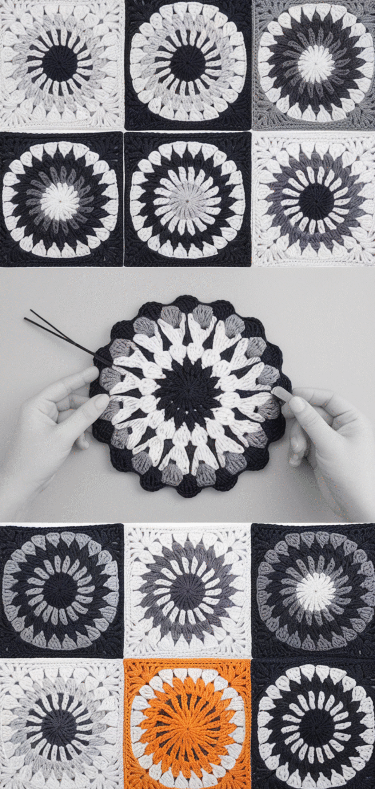 10 Creative Sunburst Granny Square Ideas