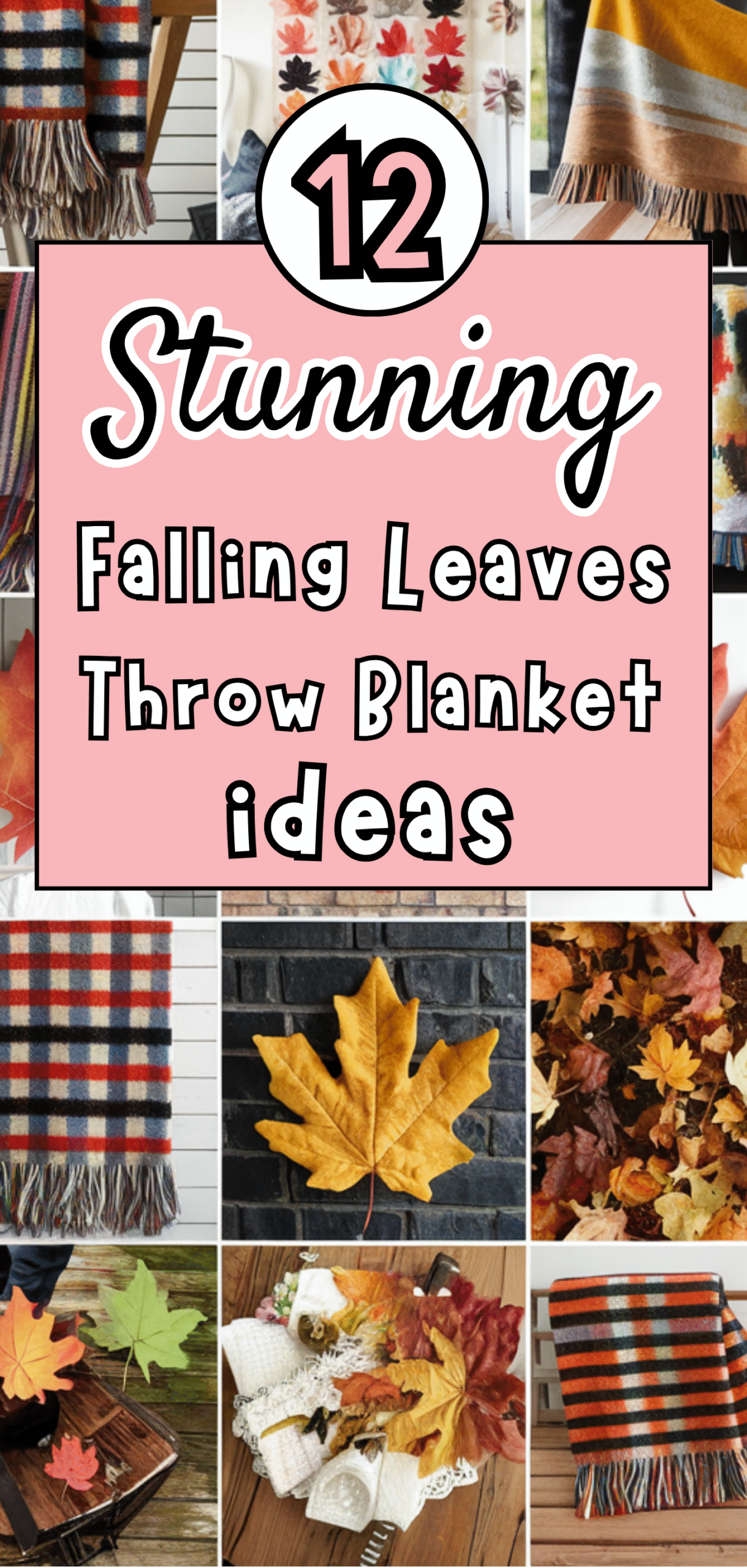 12 Stunning Falling Leaves Throw Blanket Ideas