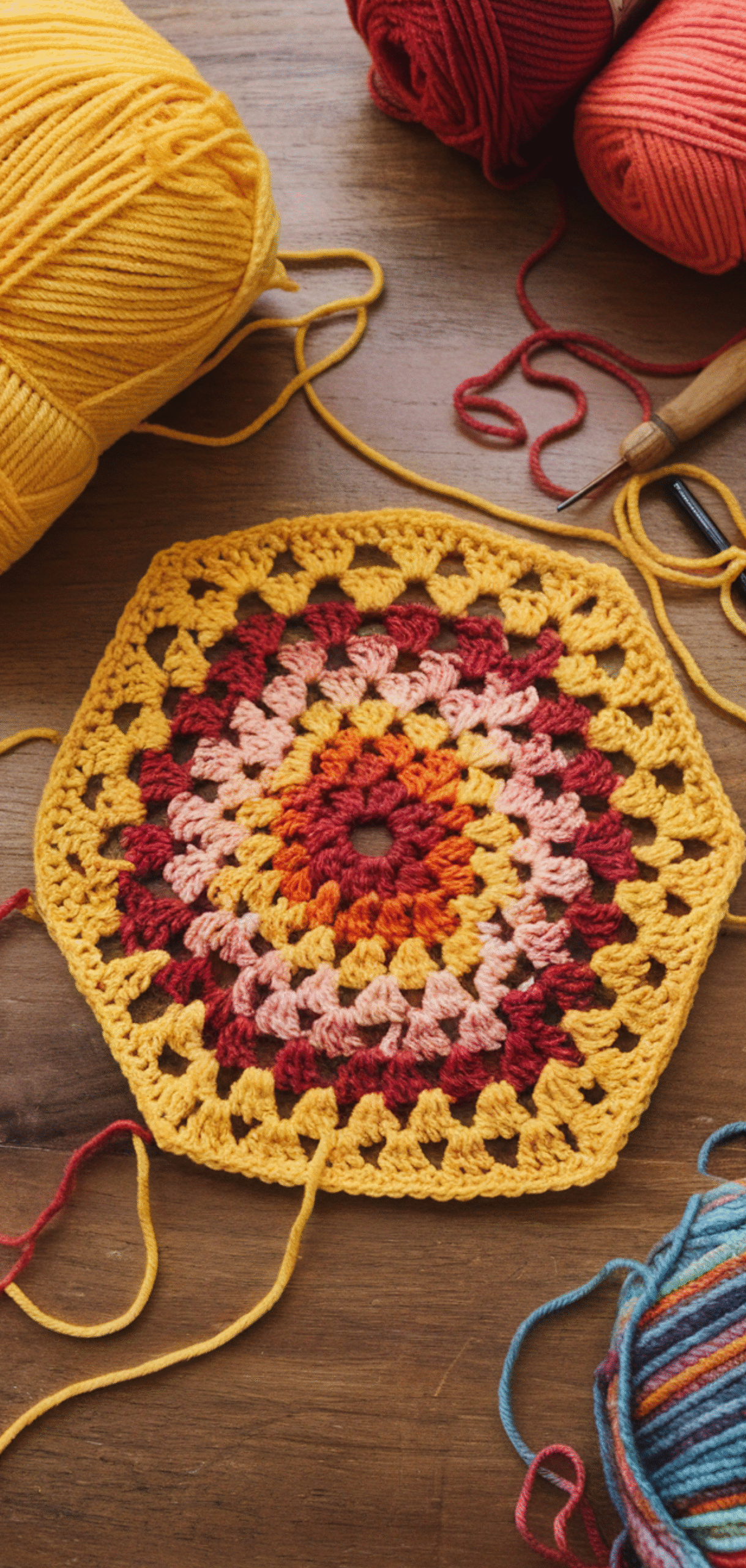 12 Creative Sunburst Granny Square Ideas
