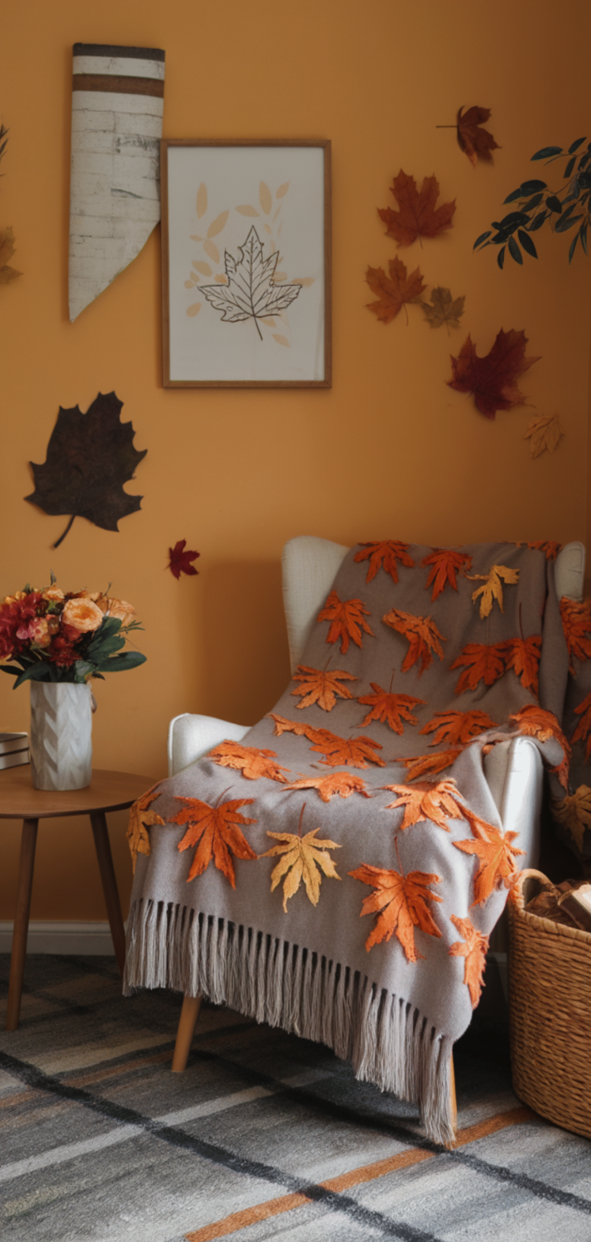 12 Stunning Falling Leaves Throw Blanket Ideas
