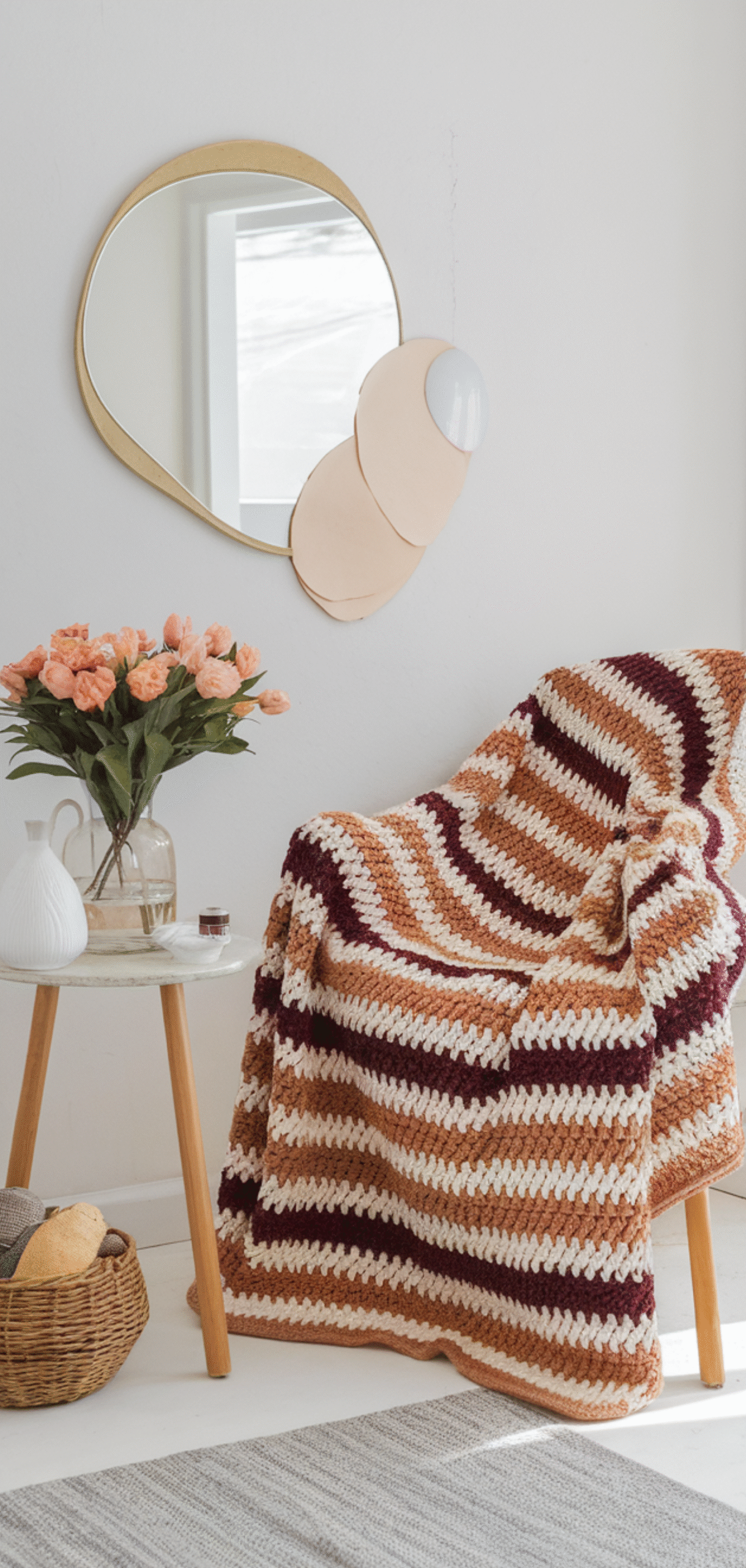 12 Stunning Striped Crochet Blanket Pattern Ideas