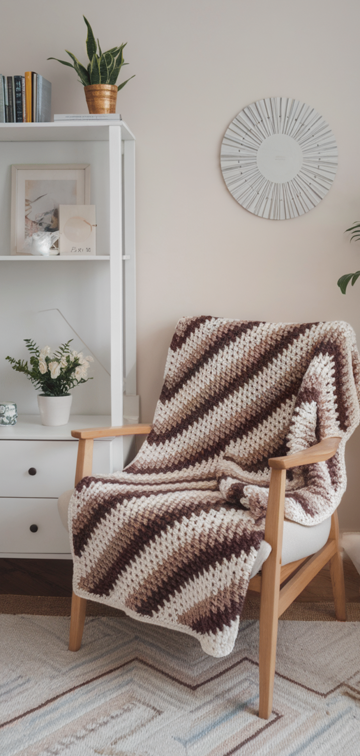 12 Stunning Striped Crochet Blanket Pattern Ideas
