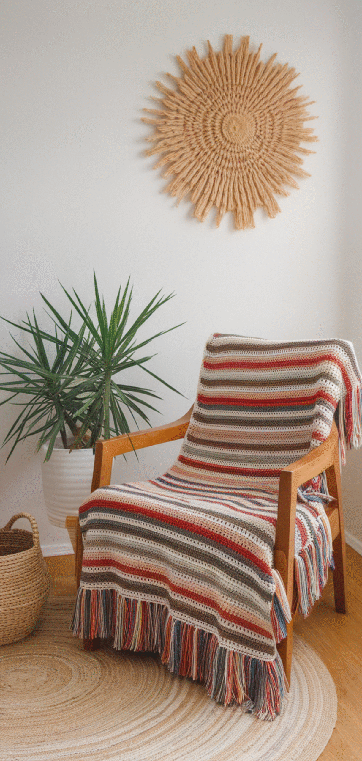 12 Stunning Striped Crochet Blanket Pattern Ideas