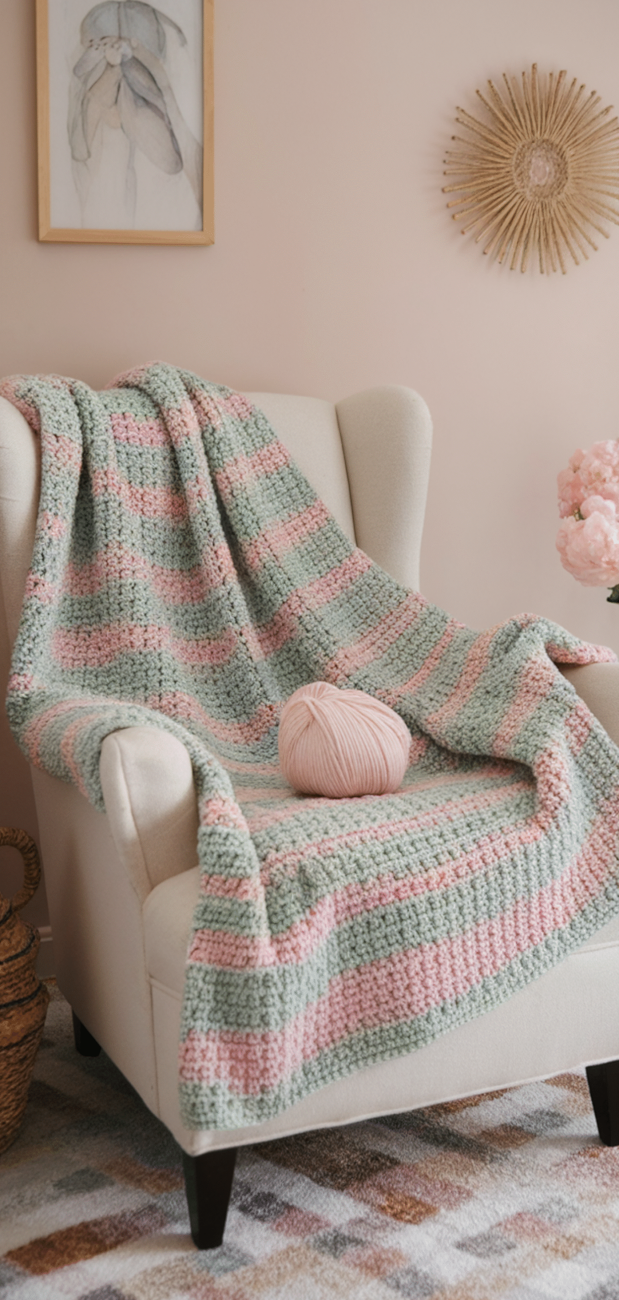 12 Stunning Striped Crochet Blanket Pattern Ideas