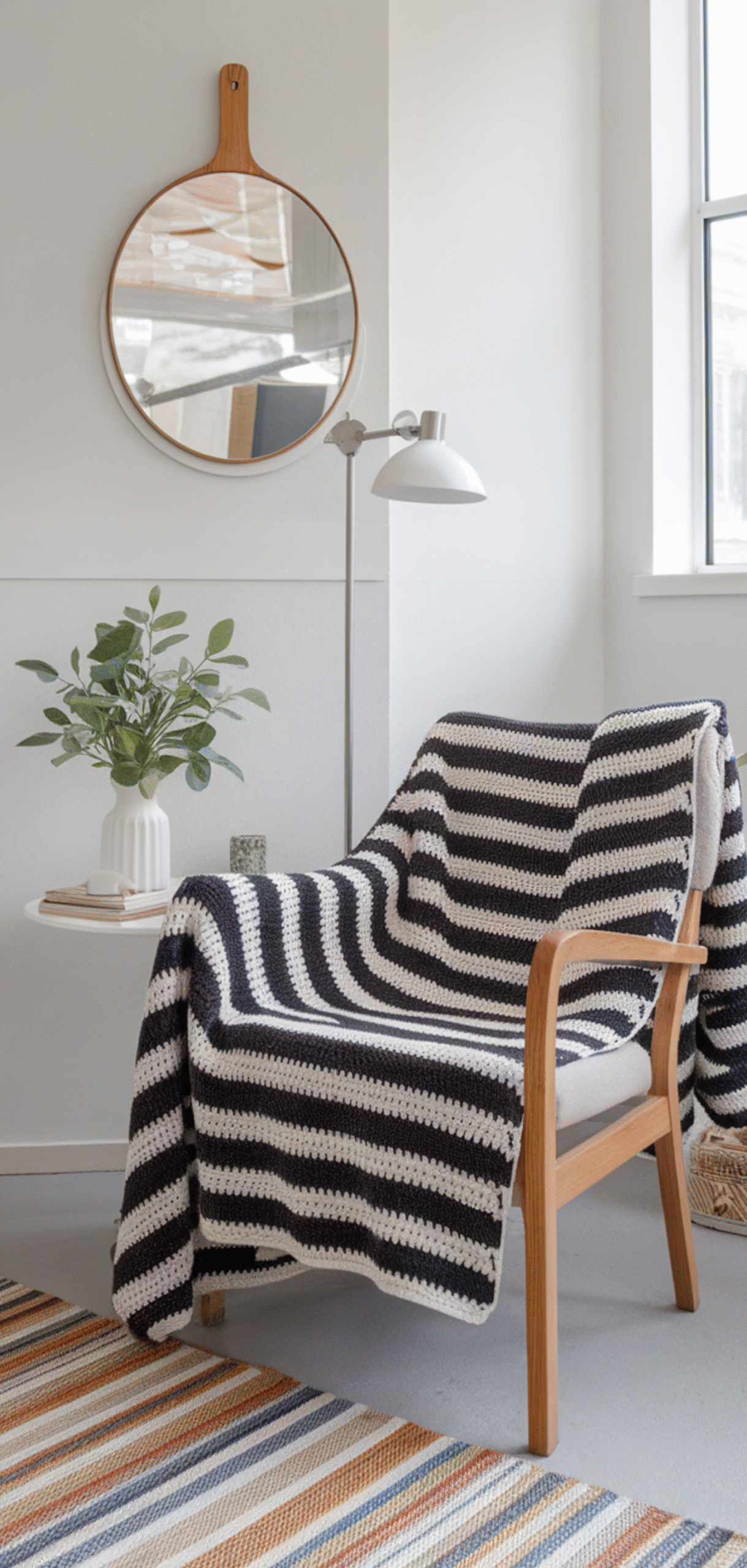 12 Stunning Striped Crochet Blanket Pattern Ideas