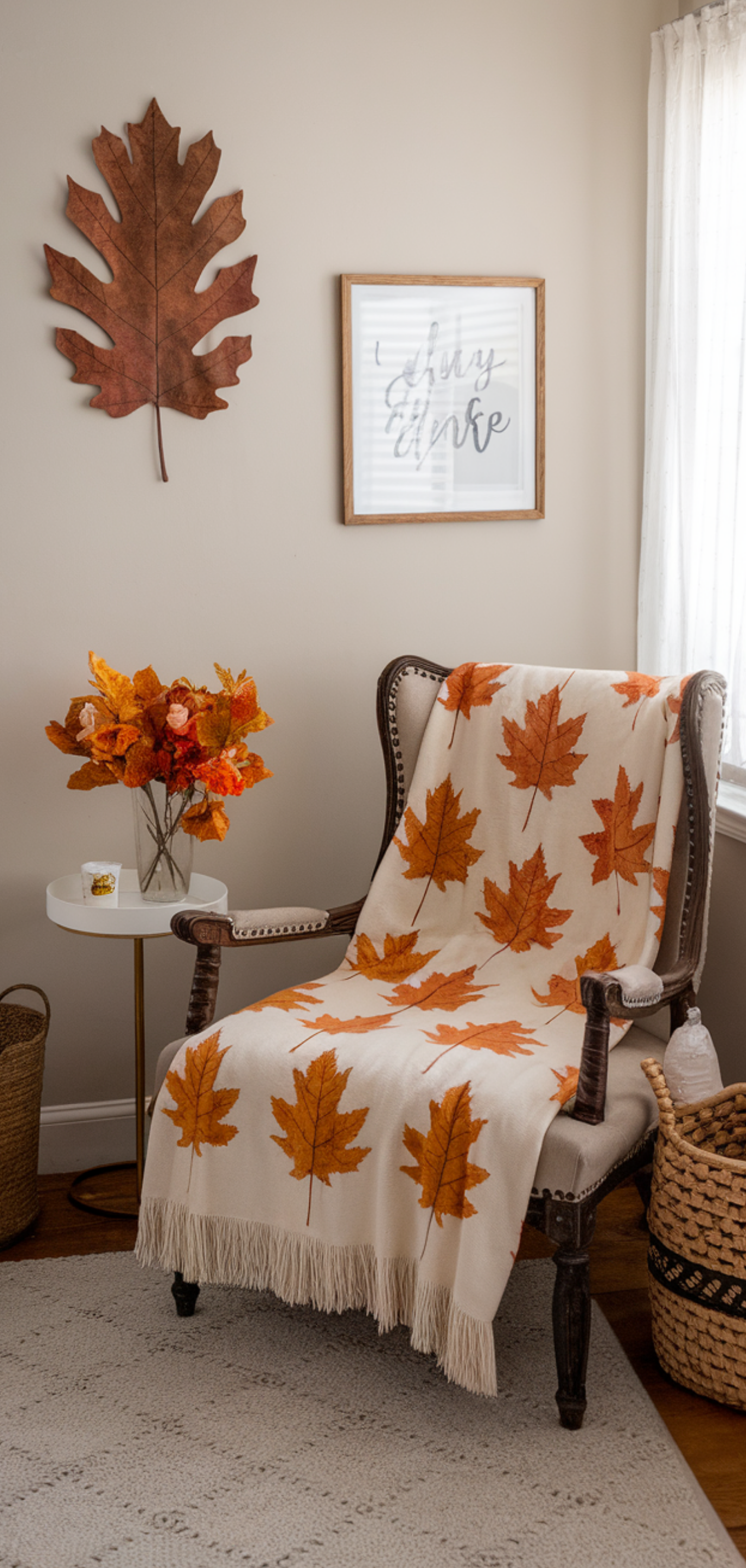 12 Stunning Falling Leaves Throw Blanket Ideas