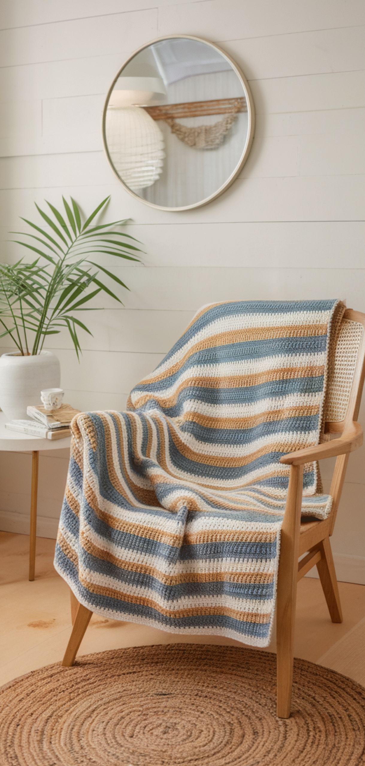 12 Stunning Striped Crochet Blanket Pattern Ideas